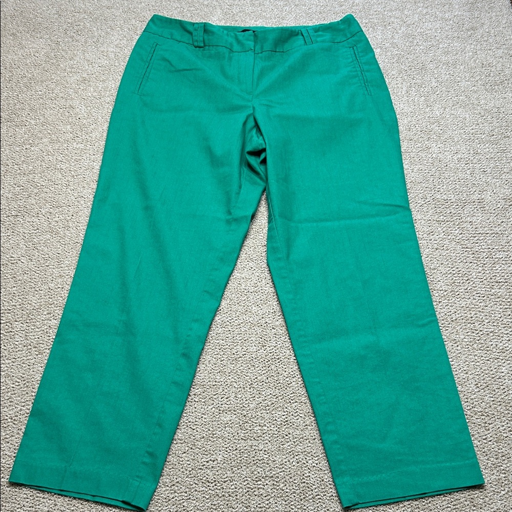 Larry Levine Green Trousers Size 14